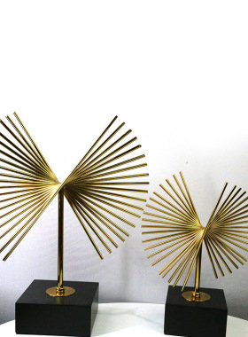 轻奢创意家居摆件客厅电视v柜玄关橱窗摆设金属装饰品飞鹰工艺品