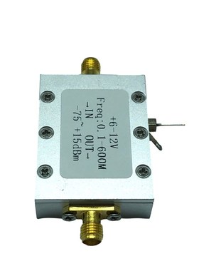 0.1-600M -75~+15dBm 功率表 对数检测 AD8Q307模块继电器大功率