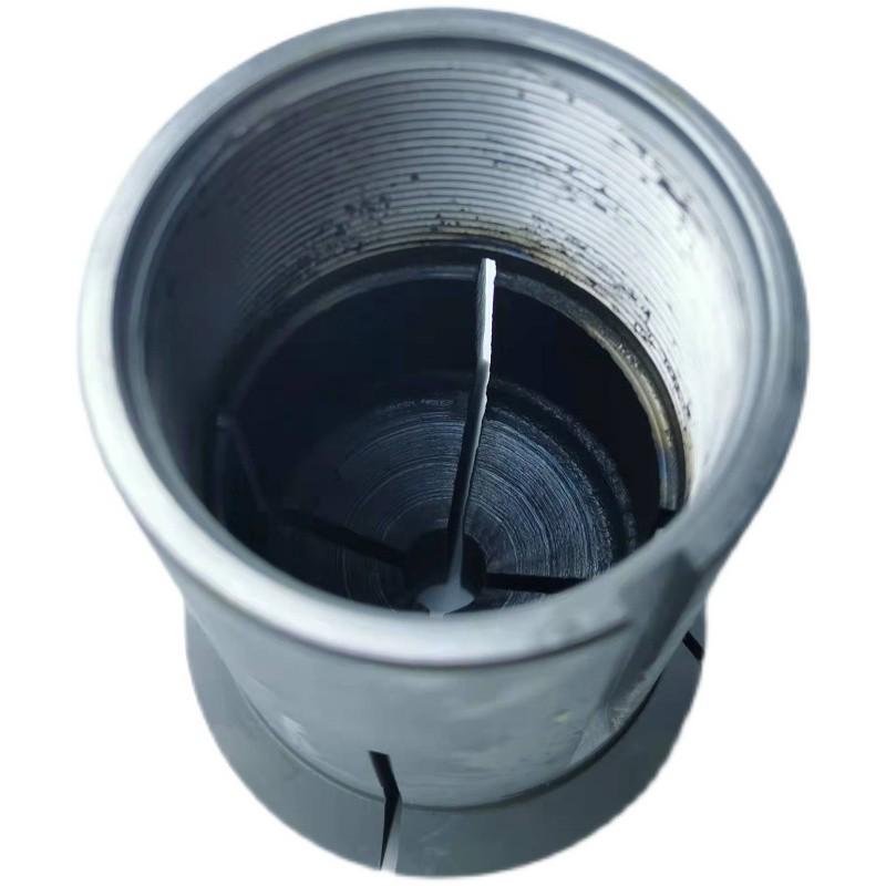 640圆孔通孔g后进料夹具后送料夹头螺纹m48*1.5小头56大头70*10