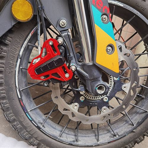 适用凯越525X 400X 500X 隆鑫无极SR150GT改装 前刹Y车卡钳保护罩