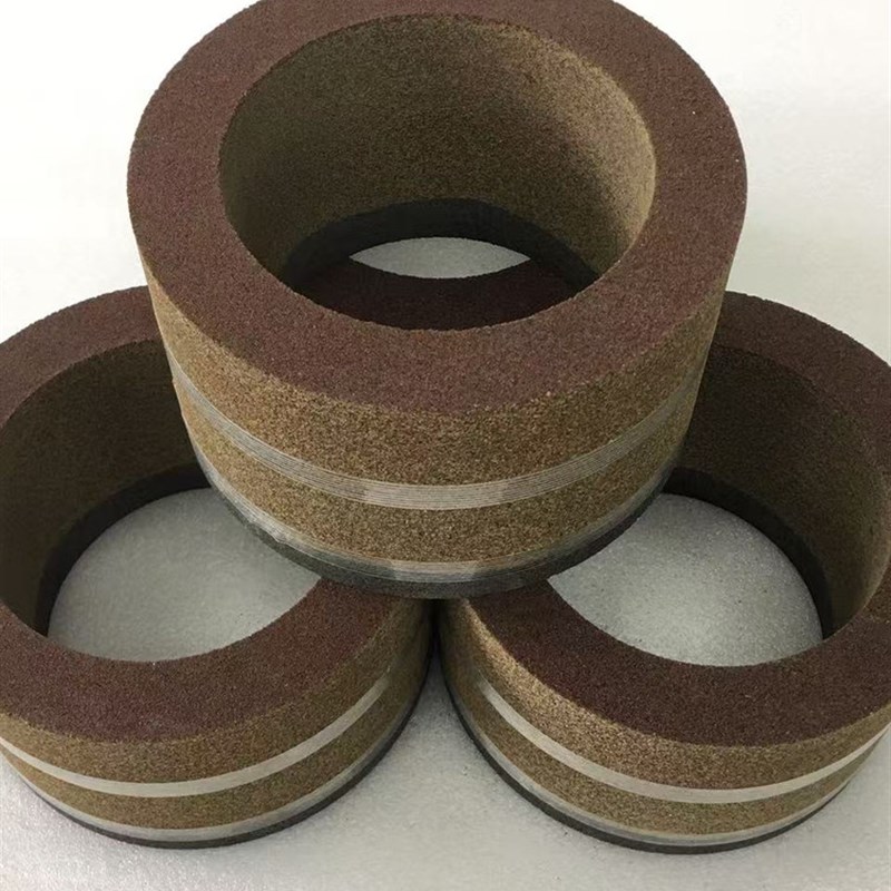 科美树脂筒型砂轮白刚玉树脂磨刀砂轮205*1N20*145端面磨砂轮