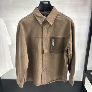 街头男人帮正品2025秋季新品男装衬衫外套AC2605808