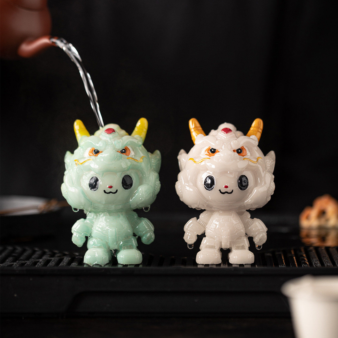 桌面装饰可爱卡通茶宠摆件树脂工艺品茶台装饰品潮玩萌宠小摆件,餐饮具,茶宠摆件,淘宝优惠券,粉丝福利购,淘宝优惠卷