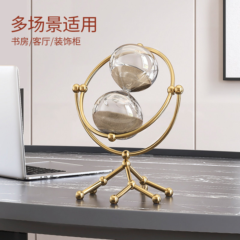 速发创意铁艺沙漏l30分钟客厅酒柜书柜玄关柜摆件家居装饰品轻奢,家居饰品,装饰摆件,淘宝优惠券,粉丝福利购,淘宝优惠卷