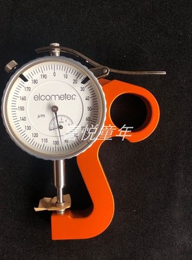 英国易高Elcometer124千分测厚仪E124-3M 粗糙W度拓片纸测量仪