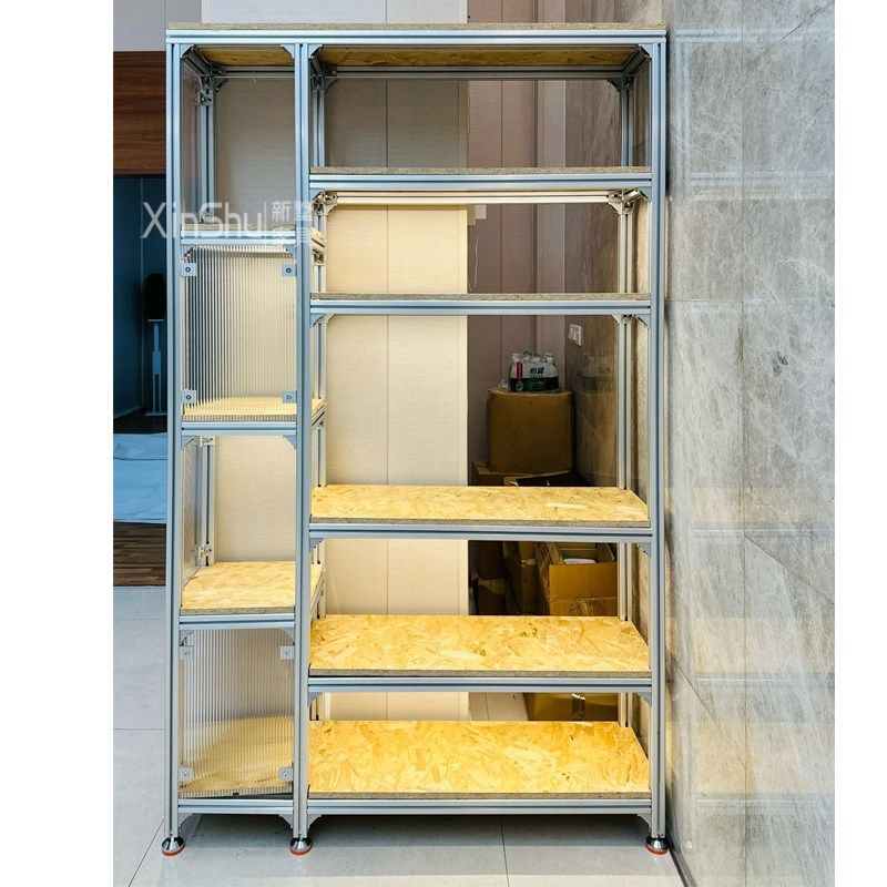 法式复古置物架仓储物料架客厅y落地展示实木书架中古陈列架铝型,商业/办公家具,物料架,淘宝优惠券,粉丝福利购,淘宝优惠卷