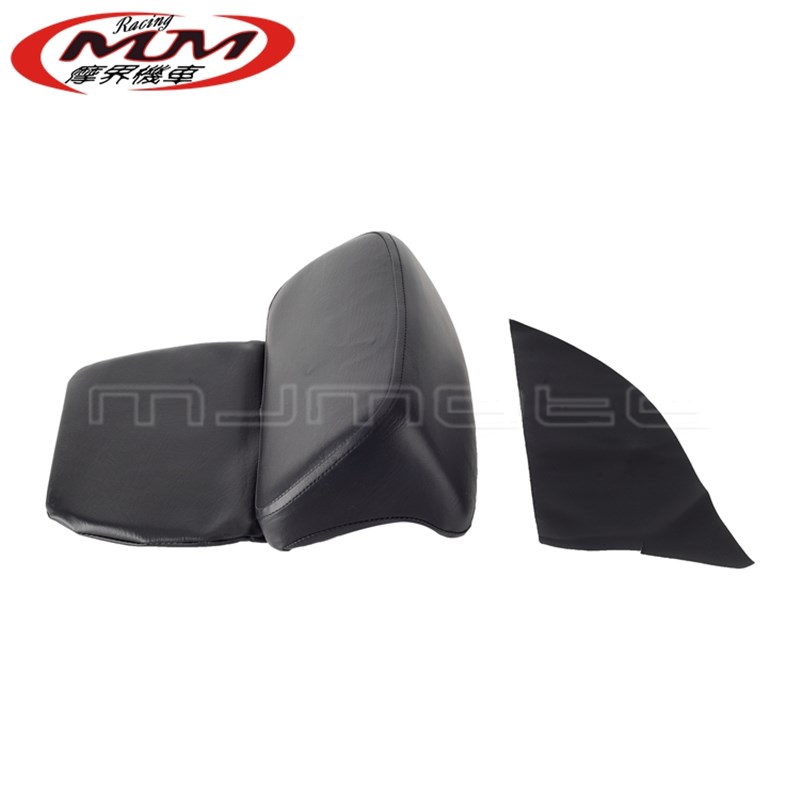 适用哈雷路王FLHR街道滑翔摩托车改装件低款尾箱收Q纳箱+靠背14-2