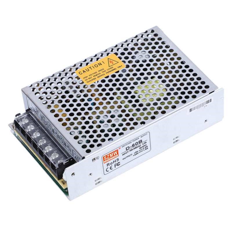 szmw开关电源60W双组输出D-60ABC5V1F2V24V/12V15V 机械设备电