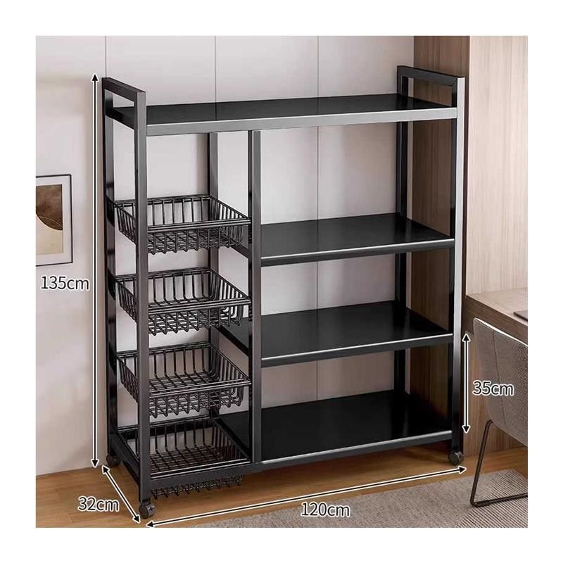 德国厨房落地多层置物架蔬菜收纳架子锅J具烤箱微波炉架多功能货,厨房/烹饪用具,微波炉置物架,淘宝优惠券,粉丝福利购,淘宝优惠卷