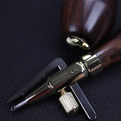 手工皮具DIY植i鞣革挖槽器牛v皮挖槽工具1.01.21.5mm推槽器打斩埋