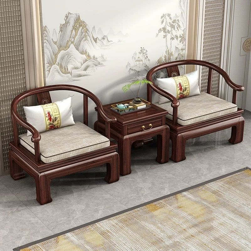 新中式乌金木实j木太师椅三件套中式圈椅实木围椅休闲椅仿古茶椅,商业/办公家具,休闲椅/午休椅/骑马椅,淘宝优惠券,粉丝福利购,淘宝优惠卷