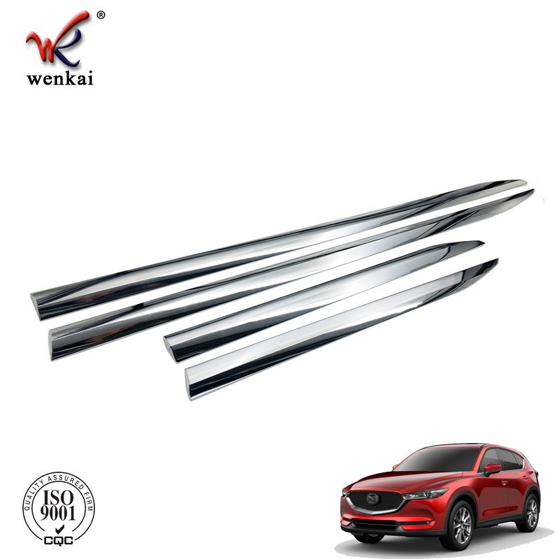 适用于马自达21款CX-5改装电镀车D身饰条KF系专用车门防擦装饰亮
