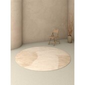 WBZ7现代客厅卧n室圆形地毯简约梳妆台茶几沙发简约垫试衣间家用