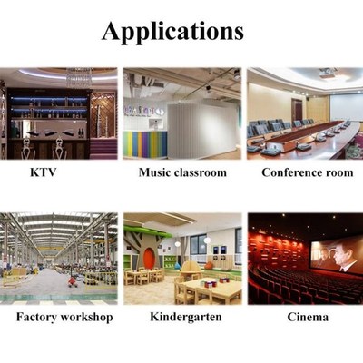 50x50x5cm Soujndproofing Foam Acoustic Foam Sound Treatment