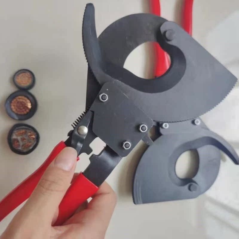 电缆剪线钳断线剪刀棘轮式齿轮式手动G铜铝铠装液压线缆剪刀VC50