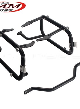 摩托车改装件适用哈雷泛n美1250 1250S黑色防水可拆侧箱支架20-24