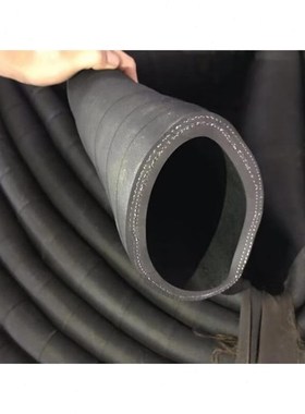 黑色橡胶管泥浆管打桩机排水大口径夹布管2E345681017寸泥浆管10