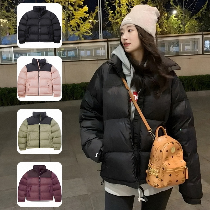 【爆款热卖】经典短款美版1996冬季保暖羽绒服黑色女款大码外套潮