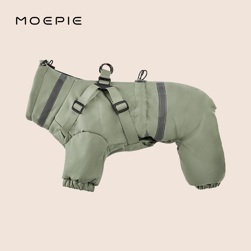 MOEPIE四脚棉服可牵引