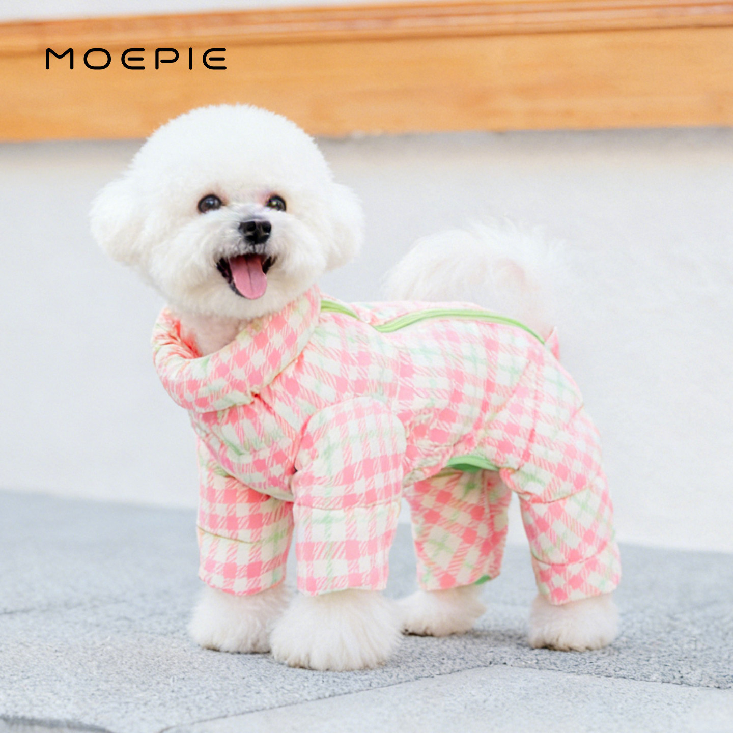 MOEPIE宠物狗狗衣服冬装泰迪比熊雪纳瑞柴犬小狗全包加厚四脚棉服