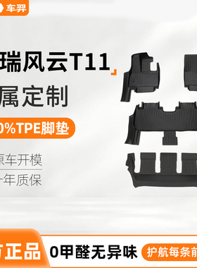适用于26款奇瑞风云T11脚垫TPE全包围汽车增程专用配件改装包门槛