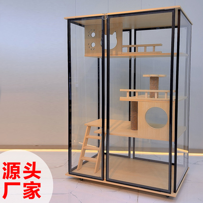 全景猫别墅豪华大空间猫笼子