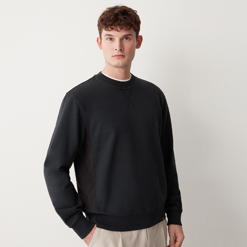 纯色圆领卫衣意大利品牌COLMAR