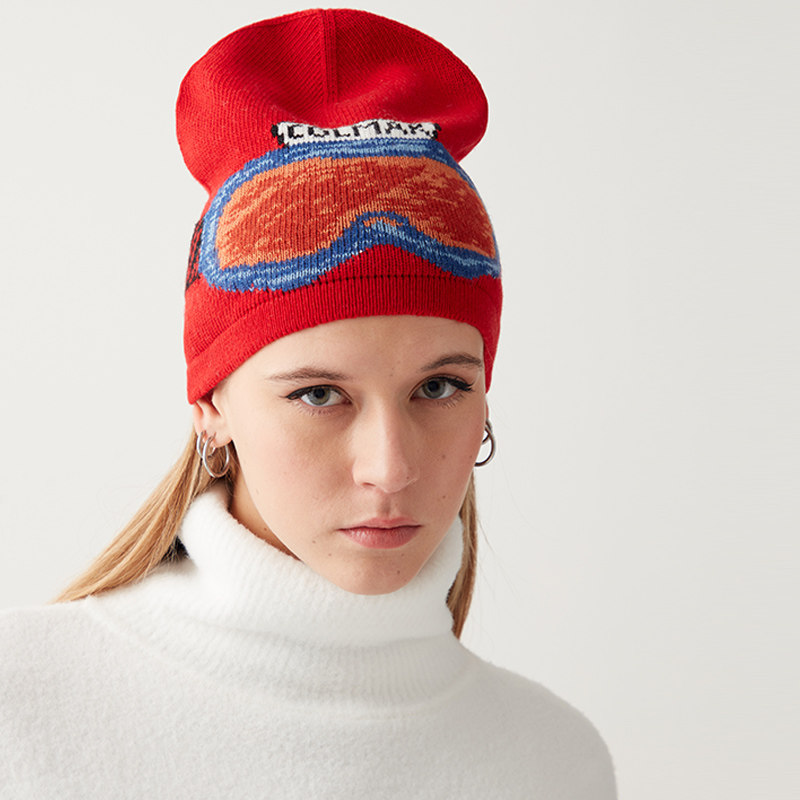 Colmar纪念款羊绒帽子滑雪