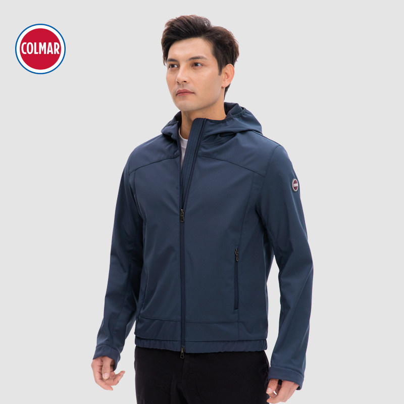 春季外套男士外套薄绒连帽轻奢