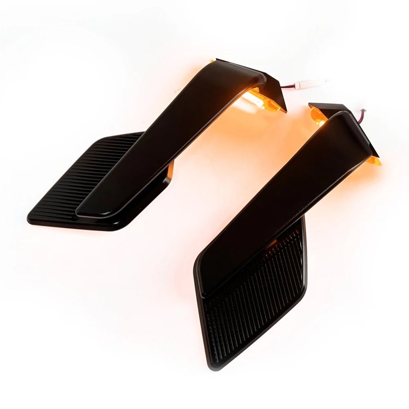 适用杜卡迪 Panigale V2v/V4 改装二代定风翼后照镜 LED方向灯配