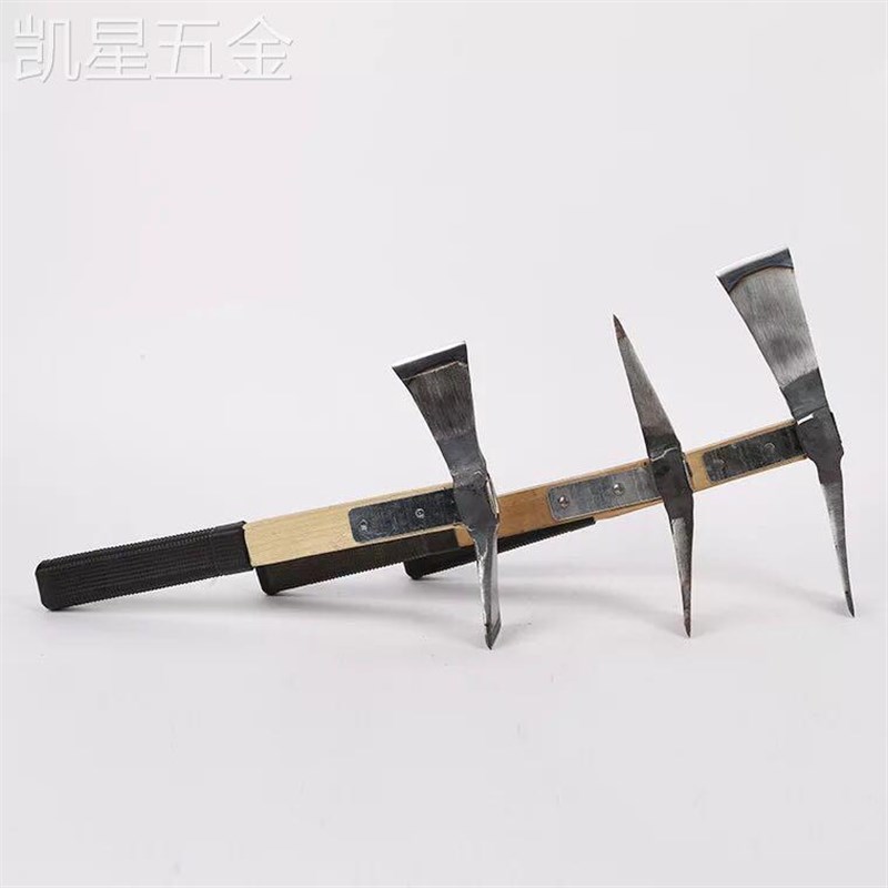 木柄加固洋镐柴镐尖镐扁镐镐斧户两用K镐两头忙砍镐挖树鹤嘴锄