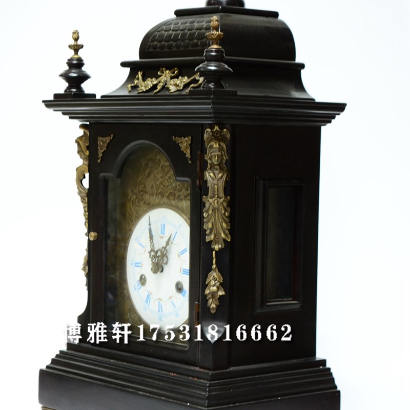 钟古典机c芯纯铜表芯木质机芯报时座钟仿古董故宫老钟摆件电影道