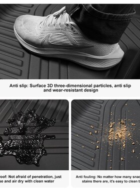 适用BYD比亚迪Sealion 6右舵肽港版脚垫TPE防水环保W海豹6右舵泰