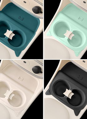 23-24款欧拉j好猫专用水杯架车内装饰储物水O杯套垫中控台垫改装