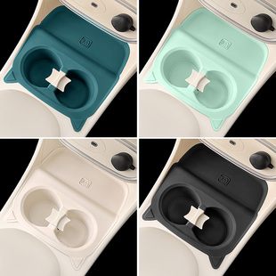 23-24款欧拉j好猫专用水杯架车内装饰储物水O杯套垫中控台垫改装