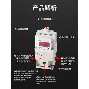 N气1050N动2030压1030体激光切 312L 新款 SMC型电气比例阀ITV2050