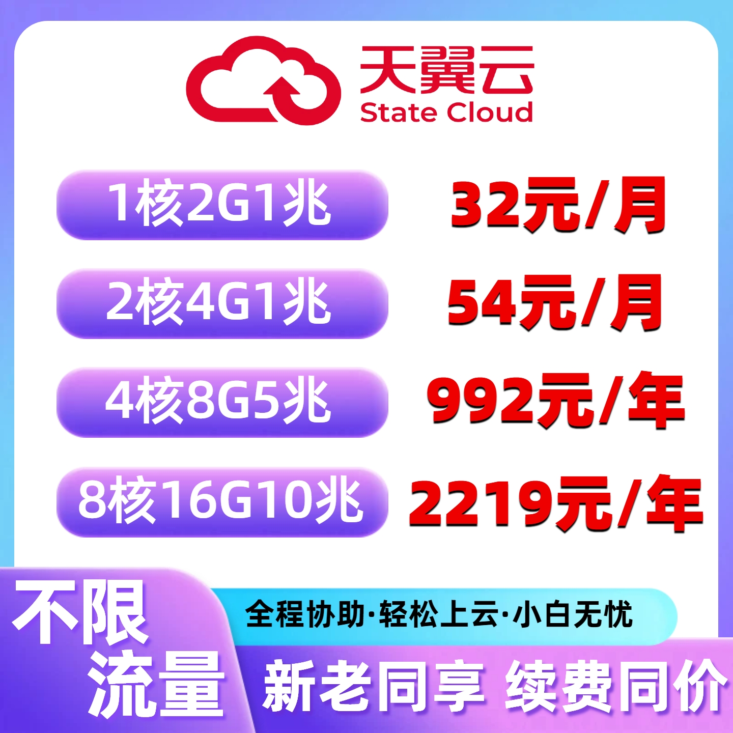 天翼云服务器云主机搭建独立ip