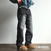 男休闲裤 复古工装 工程裤 NEIGBORL钊叔制重工水洗做旧泼墨美式