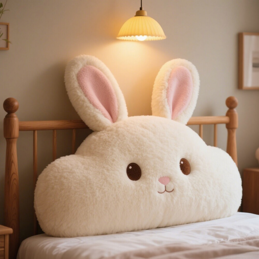 儿童无床头靠垫榻榻米飘窗软包靠背公主床上靠枕女孩护腰床靠背垫