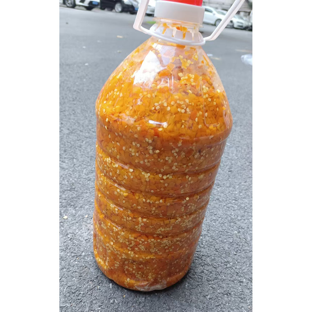 湖南特产原王十万乡剁黄辣椒黄椒商用5kg蒸鱼米酒腌制