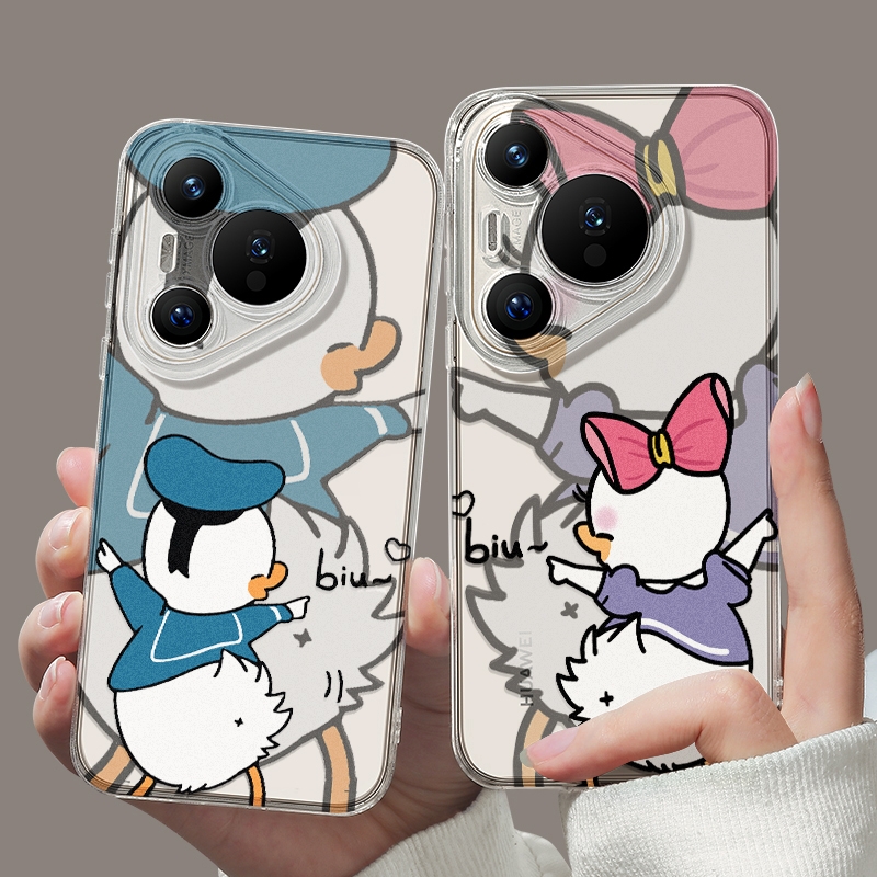 情侣鸭鸭适用小米14手机壳13潮12红米note13可爱k70e男女k40防摔k60全包civi3保护套红米9个性12c新款10s卡通