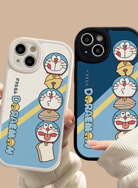 叮当猫适用OPPOReno8Pro手机壳A96/A92/A93保护reno11/r11s/r15x可爱realmGT/oppoR17软a52/a56/k10x卡通女男