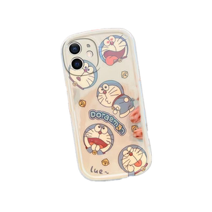 叮当猫适用OPPO新款Reno8Pro手机壳A96卡通A9全包r9保护findX5p个性neo5女v11防摔v15可爱realmGT2男R17软a52