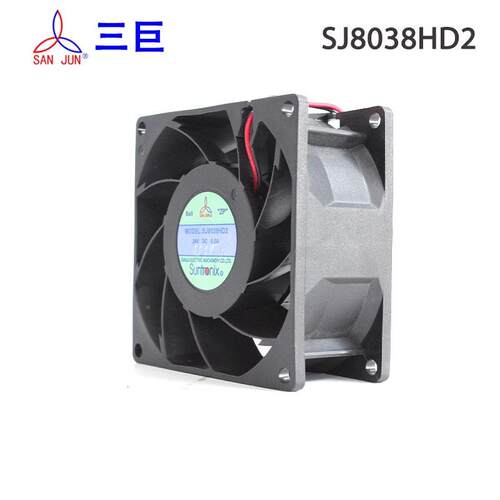 全新SJ8038H风D2正宗SANJUN三巨4V2 0.8557A大风量 变频器轴流散