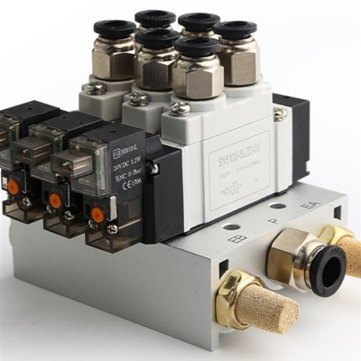 二位五通 电磁阀控制器气动换向阀 SY5120-5LZD-01 SY5220-3.46LZ