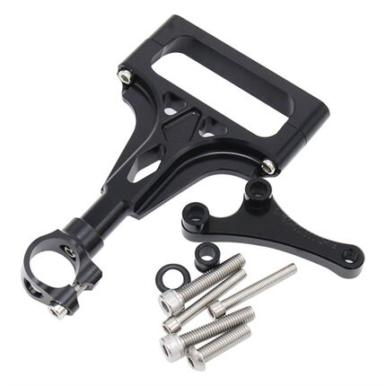 适用于川崎Z1000 Z750 200z3-2009年改装钛尺方向阻尼器固定支架