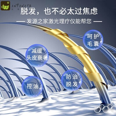 低能激光生发仪脱发植发护理850nm脉冲LLLT红光生T发帽盔方案fpc