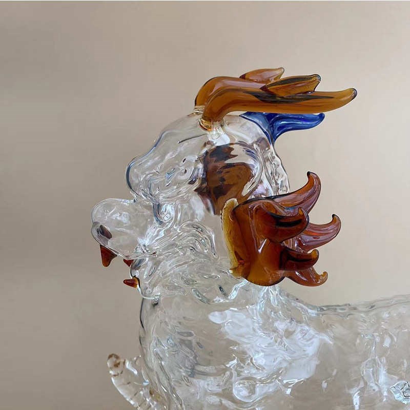 供应高硼硅玻璃醒酒器 创意摆件工艺家用S玻璃麒麟泡酒瓶