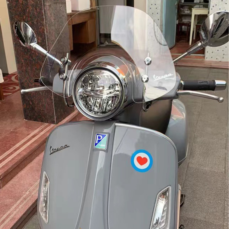 适用vespa维斯帕冲刺春天150GTSG300风挡挡风板改装挡风玻璃,摩托车/装备/配件,摩托车前挡风,淘宝优惠券,粉丝福利购,淘宝优惠卷