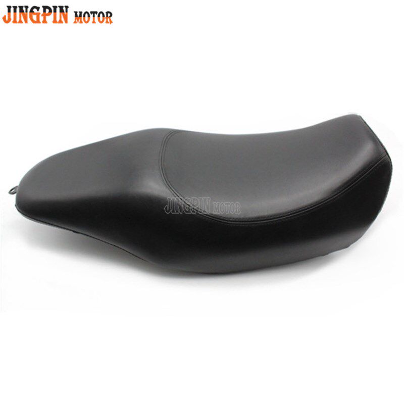 摩托车配件黑色复古改装哈雷75A0 500连体坐垫 坐包 车坐